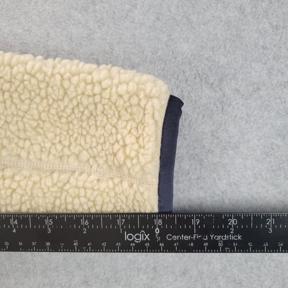 L.L Bean Mountain Pile Sherpa Coat With Hood Womens XXS Ivory Gorp Hike - Picture 6 of 8